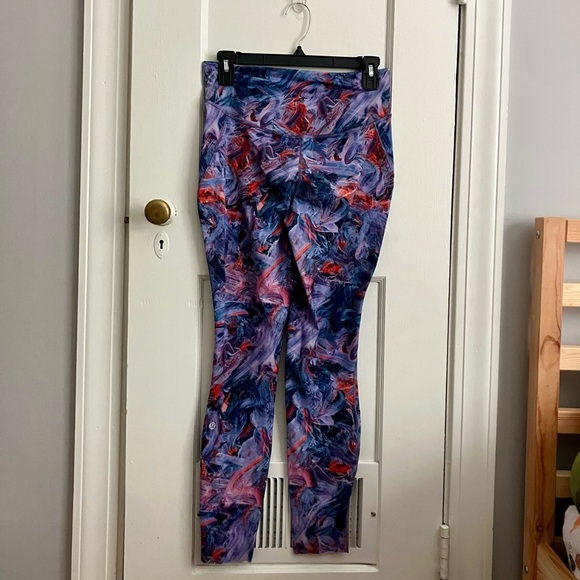 LULULEMON Base Pace High-Rise Running Tight 28" Nulux Atmospheric Purple Multi - Picture 4 of 6